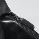 GUCCI Shoulder Bag Enamel Black 001 3754 1703 Auth am8759-14