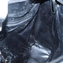 GUCCI Shoulder Bag Enamel Black 001 3754 1703 Auth am8759-17