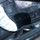 GUCCI Shoulder Bag Enamel Black 001 3754 1703 Auth am8759-20