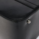 GUCCI Hand Bag Enamel Black Silver Auth am8761-15