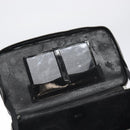 GUCCI Hand Bag Enamel Black Silver Auth am8761-9