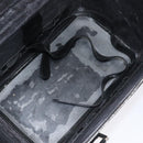 GUCCI Hand Bag Enamel Black Silver Auth am8761-10