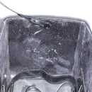 GUCCI Hand Bag Enamel Black Silver Auth am8761-11