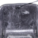 GUCCI Hand Bag Enamel Black Silver Auth am8761-20