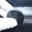 GUCCI Hand Bag Enamel Black Silver Auth am8761-12