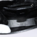 GUCCI Shoulder Bag Enamel Black 001 2113 1745 Auth am8764-17