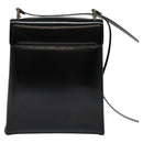 GUCCI Shoulder Bag Enamel Black 001 2113 1745 Auth am8764-3