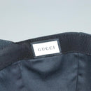 GUCCI Web Sherry Line Cap Canvas L Black Red Green Auth am8766-11