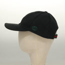 GUCCI Web Sherry Line Cap Canvas L Black Red Green Auth am8766-4
