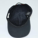GUCCI Web Sherry Line Cap Canvas L Black Red Green Auth am8766-9