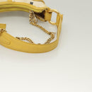 MCM Logogram Vicetos Shoulder Bag PVC Leather Yellow White Auth am8776-7