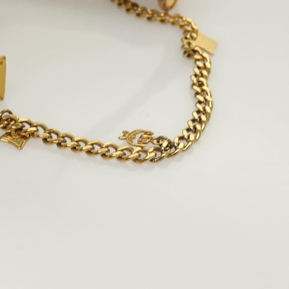 MCM Logogram Vicetos Shoulder Bag PVC Leather Yellow White Auth am8776