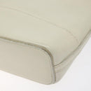 BURBERRY Shoulder Bag Leather White Auth am8778-10
