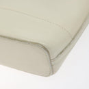 BURBERRY Shoulder Bag Leather White Auth am8778-12