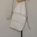 BURBERRY Shoulder Bag Leather White Auth am8778-20
