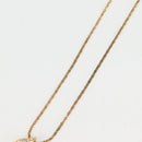 Christian Dior Earring Necklace metal 2Set Gold Auth am8783-3