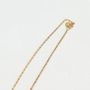 Christian Dior Earring Necklace metal 2Set Gold Auth am8783-4