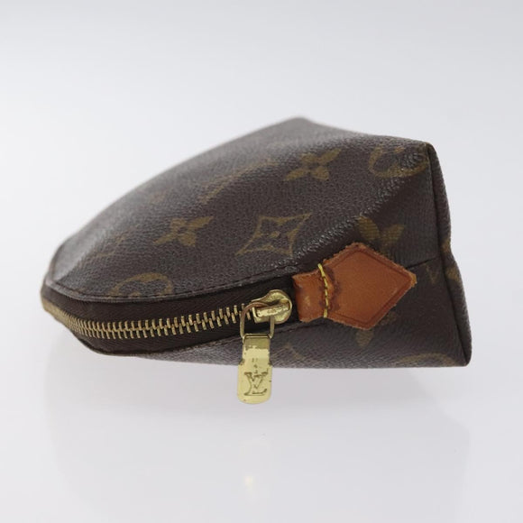 LOUIS VUITTON Monogram Pochette Cosmetic PM Pouch M43998 LV Auth am8785