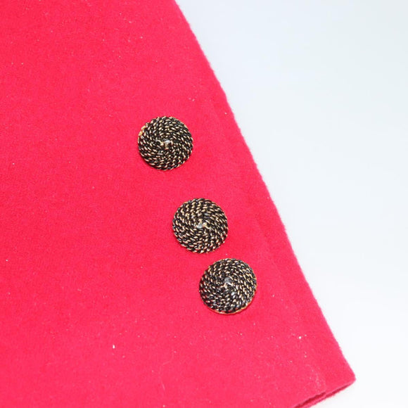 SAINT LAURENT Setup Wool Pink Auth am8797