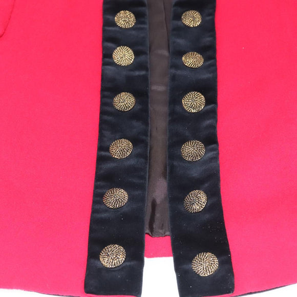 SAINT LAURENT Setup Wool Pink Auth am8797