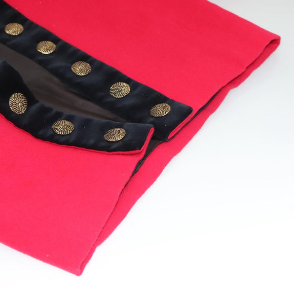 SAINT LAURENT Setup Wool Pink Auth am8797