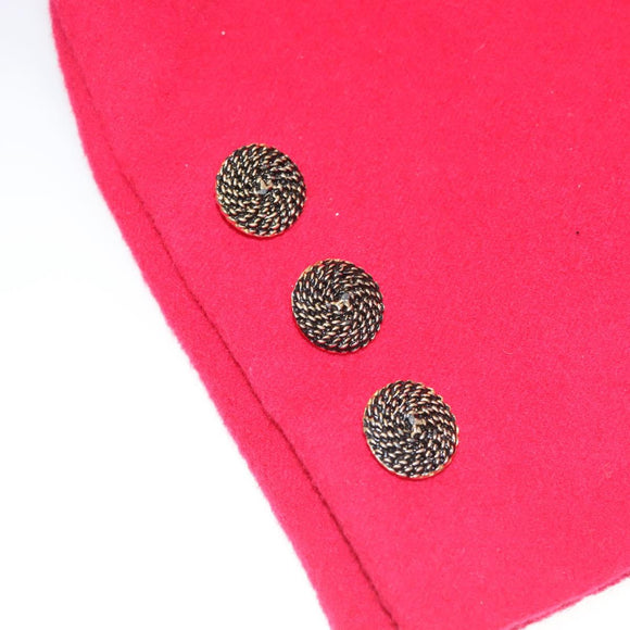 SAINT LAURENT Setup Wool Pink Auth am8797