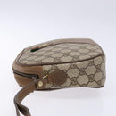 GUCCI GG Supreme Web Sherry Line Clutch Bag PVC Beige 89 01 034 Auth am8803-4