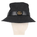 GUCCI GG Canvas Bucket Hat Black 576587 Auth am8804V-2