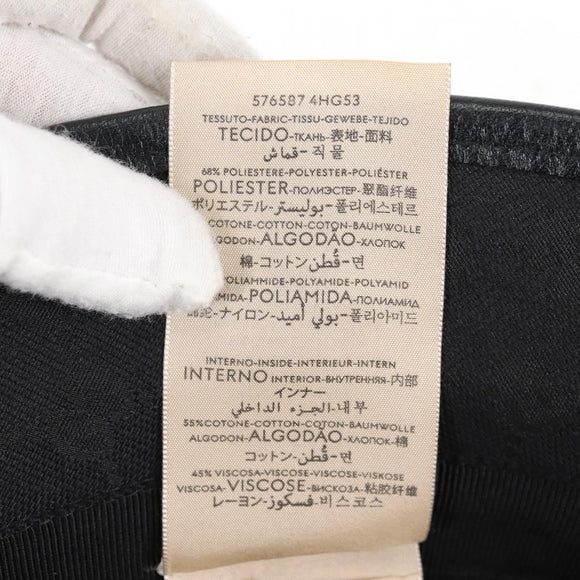 GUCCI GG Canvas Bucket Hat Black 576587 Auth am8805V