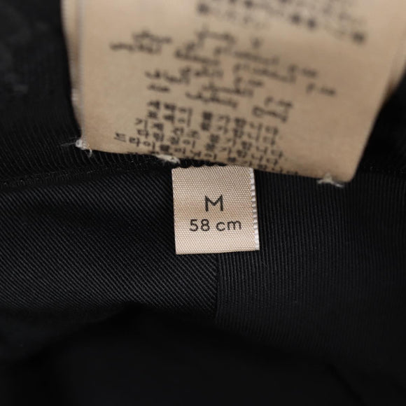 GUCCI GG Canvas Bucket Hat Black 576587 Auth am8805V