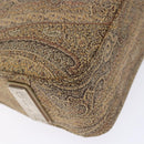 ETRO Paisley Shoulder Bag Canvas Beige Auth am8806-14