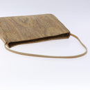 ETRO Paisley Shoulder Bag Canvas Beige Auth am8806-7