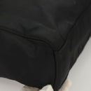 PRADA Hand Bag Nylon Black Clear Auth am8816-14