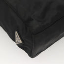 PRADA Hand Bag Nylon Black Clear Auth am8816-16