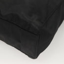 PRADA Hand Bag Nylon Black Clear Auth am8816-9
