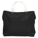 PRADA Hand Bag Nylon Black Clear Auth am8816-13