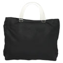 PRADA Hand Bag Nylon Black Clear Auth am8816-2