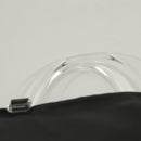 PRADA Hand Bag Nylon Black Clear Auth am8816-8