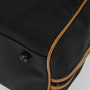 SAINT LAURENT Boston Bag PVC Leather Black Auth am8817-16