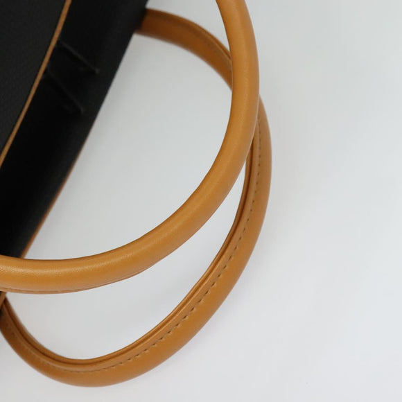 SAINT LAURENT Boston Bag PVC Leather Black Auth am8817