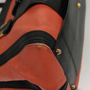 Chloe Alice Hand Bag Leather 2way Orange Gold Auth am8820-14