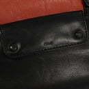 Chloe Alice Hand Bag Leather 2way Orange Gold Auth am8820-17