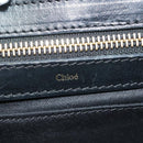 Chloe Alice Hand Bag Leather 2way Orange Gold Auth am8820-18