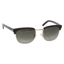 SAINT LAURENT Sunglasses Plastic Brown Auth am8841-1
