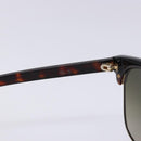 SAINT LAURENT Sunglasses Plastic Brown Auth am8841-10