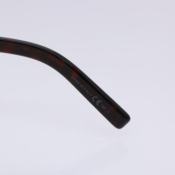 SAINT LAURENT Sunglasses Plastic Brown Auth am8841