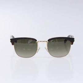 SAINT LAURENT Sunglasses Plastic Brown Auth am8841 - 0