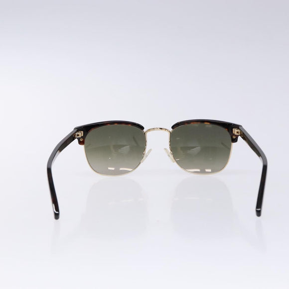 SAINT LAURENT Sunglasses Plastic Brown Auth am8841