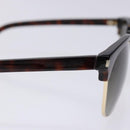 SAINT LAURENT Sunglasses Plastic Brown Auth am8841-8