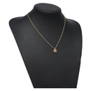 Christian Dior Necklace Metal Gold Auth am8843-1